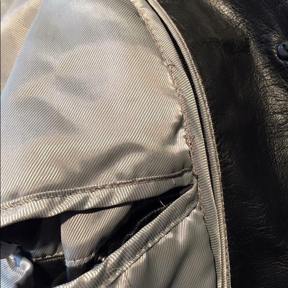 Leather babydoll coat - Picture 5 of 5